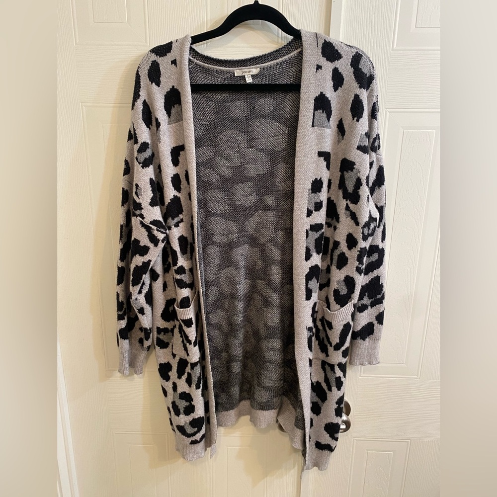 Leopard Sweater Cardigan